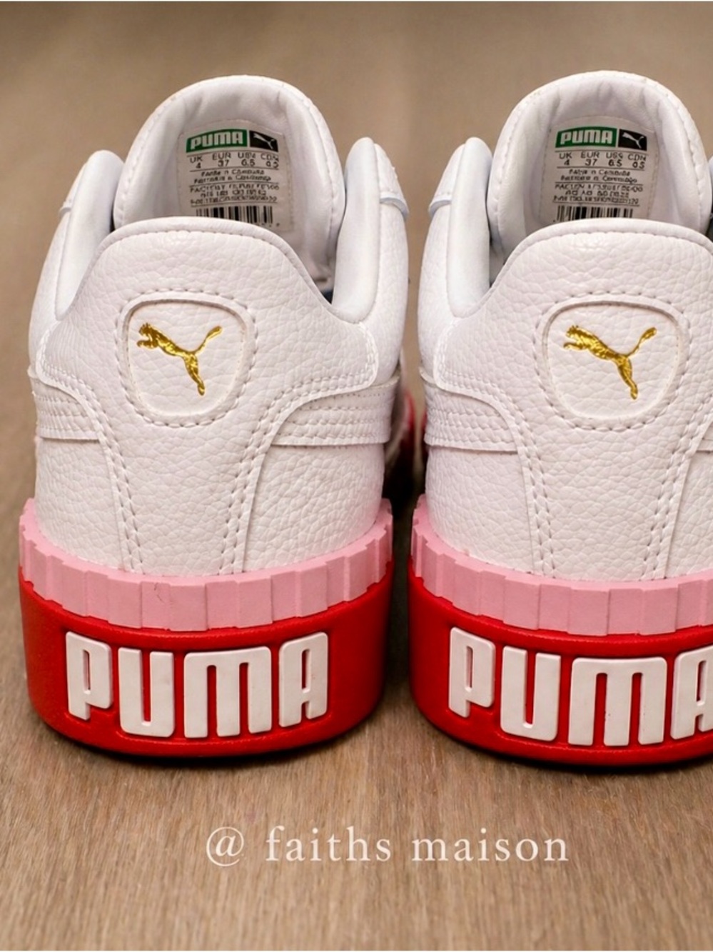 Women’s pink&white puma sport sneakers✨ - Picture 3 of 8